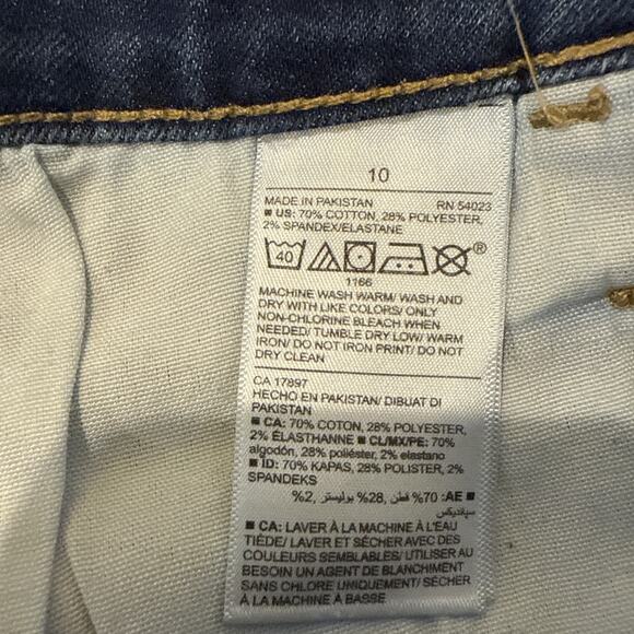 Old Navy Jeans Women’s Size 10 Denim Blue Mid Rise Super Skinny Ankle - Picture 3 of 6